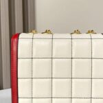 Deco Mini Shoulder Bag Black and white For Women 741457 AAB1V 1265 17.8cm/7inch