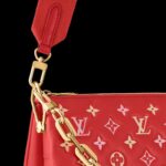 Louis Vuitton Coussin PM Red Bag For Women M22397- 10.2 Inches / 25.9 Cm