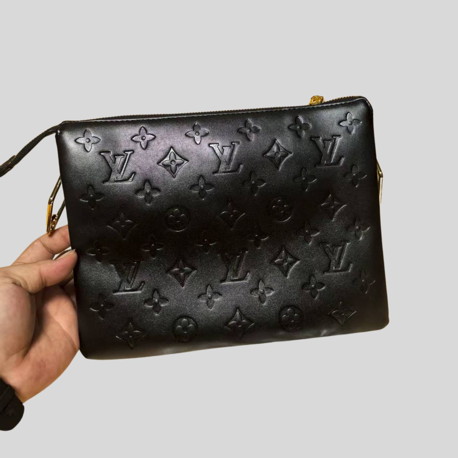 Special Set Louis Vuitton: Coussin PM Monogram Bag + Classic Stud Earrings Gold