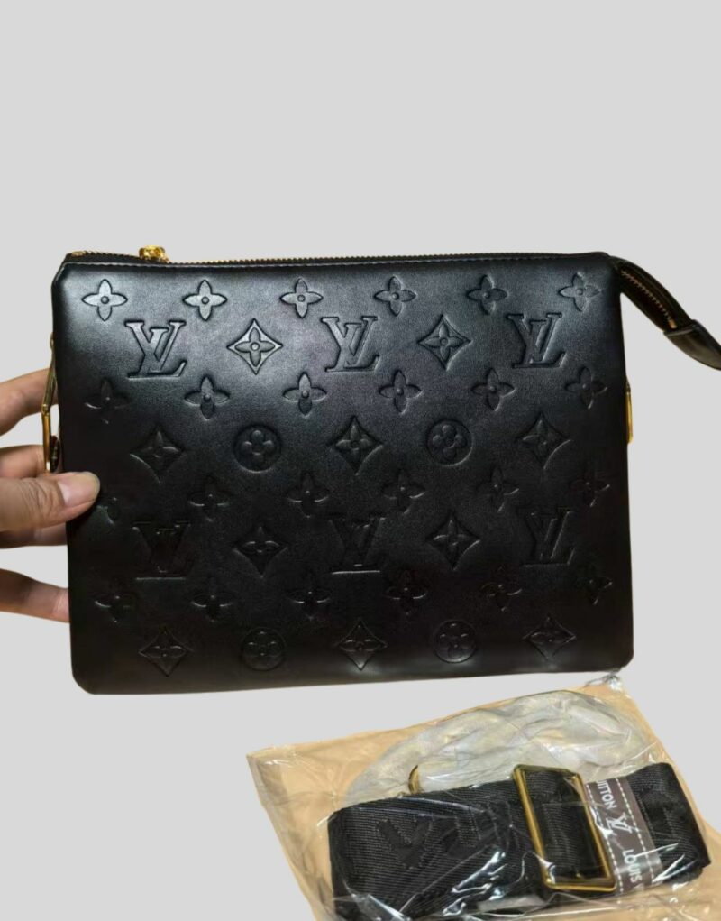 Special Set Louis Vuitton: Coussin PM Monogram Bag + Classic Stud Earrings Gold