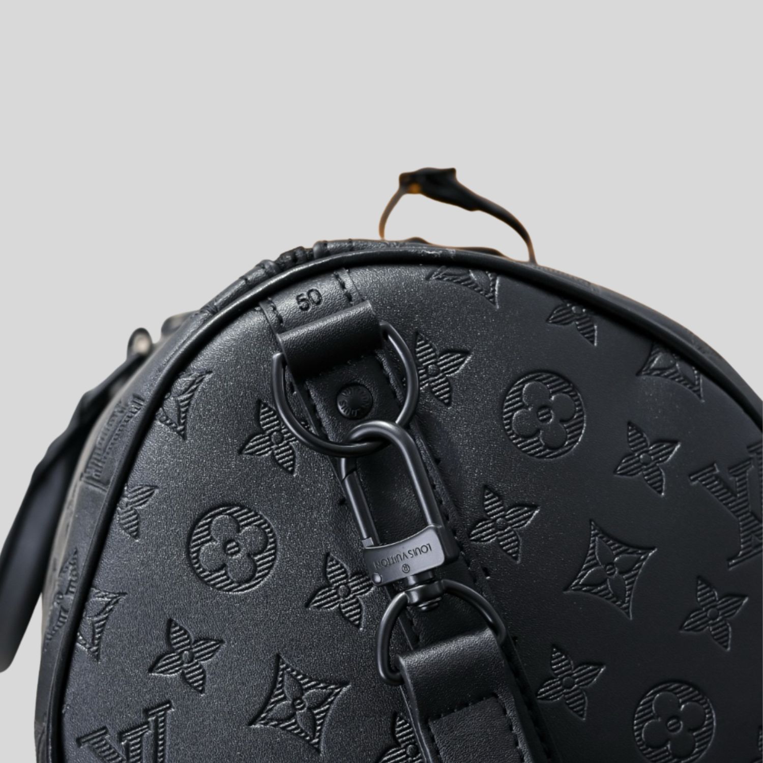 Louis Vuitton Keepall Bandoulière 50 Monogram Shadow For Men 19.7in/50cm M44810