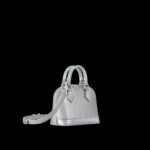 Louis Vuitton Nano Alma Silver Bag For Women M82682- 7.1 Inches / 18 cm