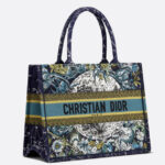 Christian Dior Medium Dior Book Tote Blue Multicolor Bag For Women M1296ZRHP_M06I- 14 Inches/ 36 Cm