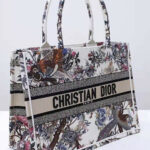 Christian Dior Large Dior Book Tote Latte Multicolor Bag For Women M1286ZRWD_M941- 16.5 Inches/ 42 Cm