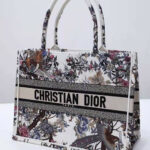 Christian Dior Large Dior Book Tote Latte Multicolor Bag For Women M1286ZRWD_M941- 16.5 Inches/ 42 Cm