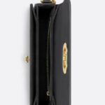 Christian Dior Small 30 Montaigne Avenue Black Bag For Women M9261UMOA_M900 - 7 Inches/ 18 Cm