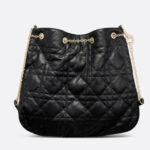 Large Dior Ammi Bag Black For Women M22576FBE_M900 - 36Cm/ 14 Inches