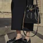Medium C'Est Dior Bag Black For Women M2271UBHA_M900 24cm/9.5Inches