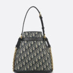Medium C'Est Dior Bag Blue For Women M2271UTZQ_M928 24cm/9.5Inches