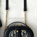 CD Signature Oval Camera Bag Blue For Women S2201UTZQ_M928- 18 Cm/ 7 Inches