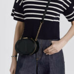 CD Signature Oval Camera Bag Blue For Women S2201UTZQ_M928- 18 Cm/ 7 Inches