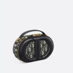 CD Signature Oval Camera Bag Blue For Women S2201UTZQ_M928- 18 Cm/ 7 Inches
