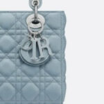 Small Lady Dior Bag Horizon Blue For Women M0531PWGE_M09Z- 20 Cm/ 8 Inches