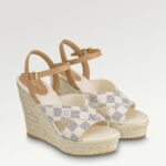 Louis Vuitton Starboard Wedge Sandal For Women- 1AB2F1
