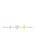 Louis Vuitton Idylle Blossom Bracelet, 3 Golds And Diamonds For Women- Q95286