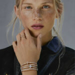 Louis Vuitton Idylle Blossom Two-Row Bracelet, Pink Gold And Diamonds For Women- Q95813