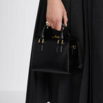 Christian Dior Small Boston Bag Black For Women M8671UBEQ_M900- 8 Inches/ 20 Cm