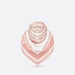 Christian Dior Toile De Jouy Sauvage 90 Square Scarf Ivory And Pink - 15JOU090I602_C420