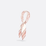 Christian Dior Toile De Jouy Sauvage 90 Square Scarf Ivory And Pink - 15JOU090I602_C420