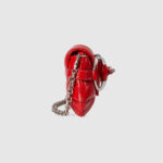 Gucci Horsebit Chain Small Shoulder Red Bag For Women 764339 AACU1 6404- 10.6 Inches/ 26.9 Cm