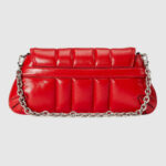 Gucci Horsebit Chain Small Shoulder Red Bag For Women 764339 AACU1 6404- 10.6 Inches/ 26.9 Cm