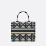 Christian Dior Small Dior Tote Beige And Blue Bag For Women M1265ZZAU_M928- 10.5 Inches/ 26.5 Cm