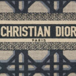 Christian Dior Small Dior Tote Beige And Blue Bag For Women M1265ZZAU_M928- 10.5 Inches/ 26.5 Cm