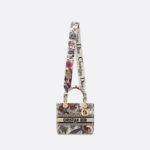 Christian Dior Mini Lady D-Lite Latte Multicolor For Women M0565ORWD_M941- 9.5 Inches/ 24 Cm