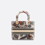 Christian Dior Mini Lady D-Lite Latte Multicolor For Women M0565ORWD_M941- 9.5 Inches/ 24 Cm