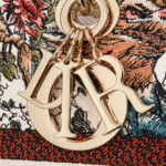 Christian Dior Mini Lady D-Lite Latte Multicolor For Women M0565ORHP_M941- 9.5 Inches/ 24 Cm