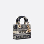 Christian Dior Mini Lady D-Lite Blue For Women M0500ORGO_M928- 6.5 Inches/ 17 Cm