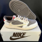 Jordan 1 Retro Low OG SP Travis Scott Reverse Mocha Grey For Men