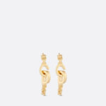 CD Lock Earrings Gold For Women E2315WOMMT_D300