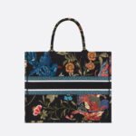Large Dior Book Tote Black Multicolor For Women M1286ZEAO_M911 42cm/16.5 inch