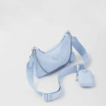 Re-Edition 2005 Re-Nylon Bag Light Blue For Women - 1BH204_R064_F0076_V_V9L