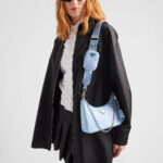 Re-Edition 2005 Re-Nylon Bag Light Blue For Women - 1BH204_R064_F0076_V_V9L