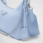 Re-Edition 2005 Re-Nylon Bag Light Blue For Women - 1BH204_R064_F0076_V_V9L