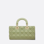 Medium Lady D-Joy Bag Ethereal Green Cannage For Women M0540ONGE_M73H
