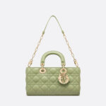 Medium Lady D-Joy Bag Ethereal Green Cannage For Women M0540ONGE_M73H