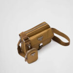 Re-Nylon And Saffiano Shoulder Bag Brown For Women 2VH133_2DMH_F0005_V_XMP