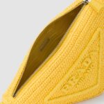 Raffia Prada Triangle Bag Yellow For Women 1BH190_2A2T_F0010_V_DRO