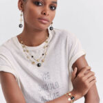 Rose Des Vents And Rose Céleste Earrings Gold For Women JSAM94005_0000