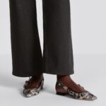 Christian Dior J'Adior Slingback Flat Beige And Black For Women- KDB660KPY_S37U