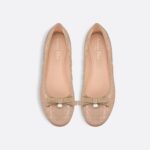 Christian Dior Ballet Flat Nude For Women- KDB877CQC_S21U