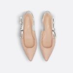 Christian Dior J'Adior Slingback Flat Nude For Women- KCB384TFL_S21U