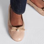 Christian Dior Ballet Flat Nude For Women- KDB877CQC_S21U