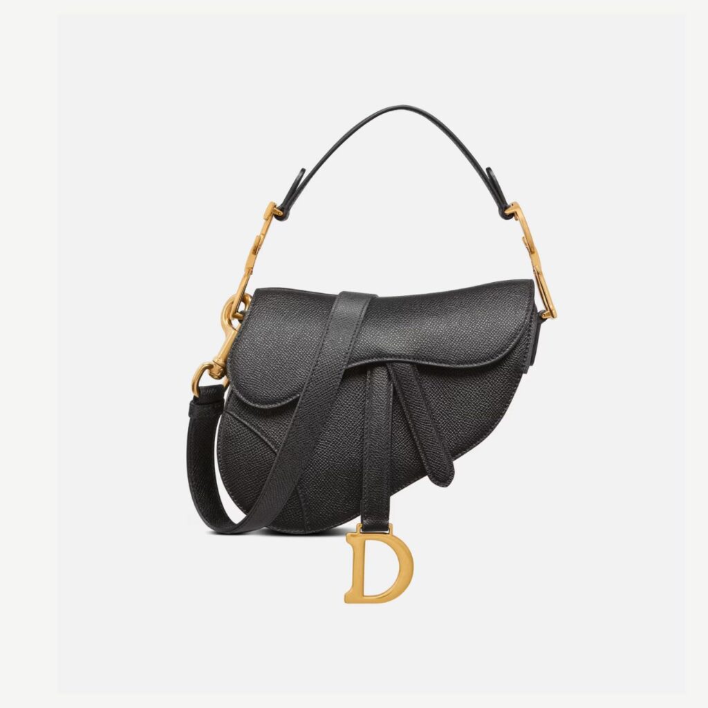 Christian Dior Mini Saddle Bag With Strap