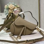 Christian Saddle Bag With Strap Brown For Women 10in/25.5cm
