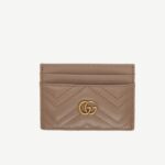 Gucci GG Marmont Keychain Wallet Beige For Women‎ 3.9 in/ 10 cm