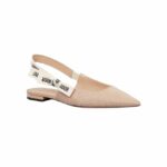Christian Dior J'Adior Slingback Flat Nude For Women- KCB384TFL_S21U